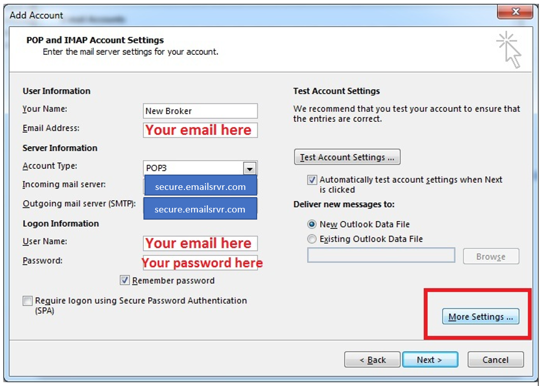 spamsieve outlook