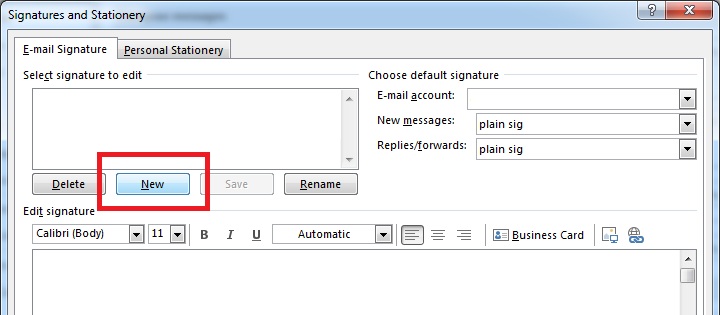 how to add signature in outlook 2016 reply email